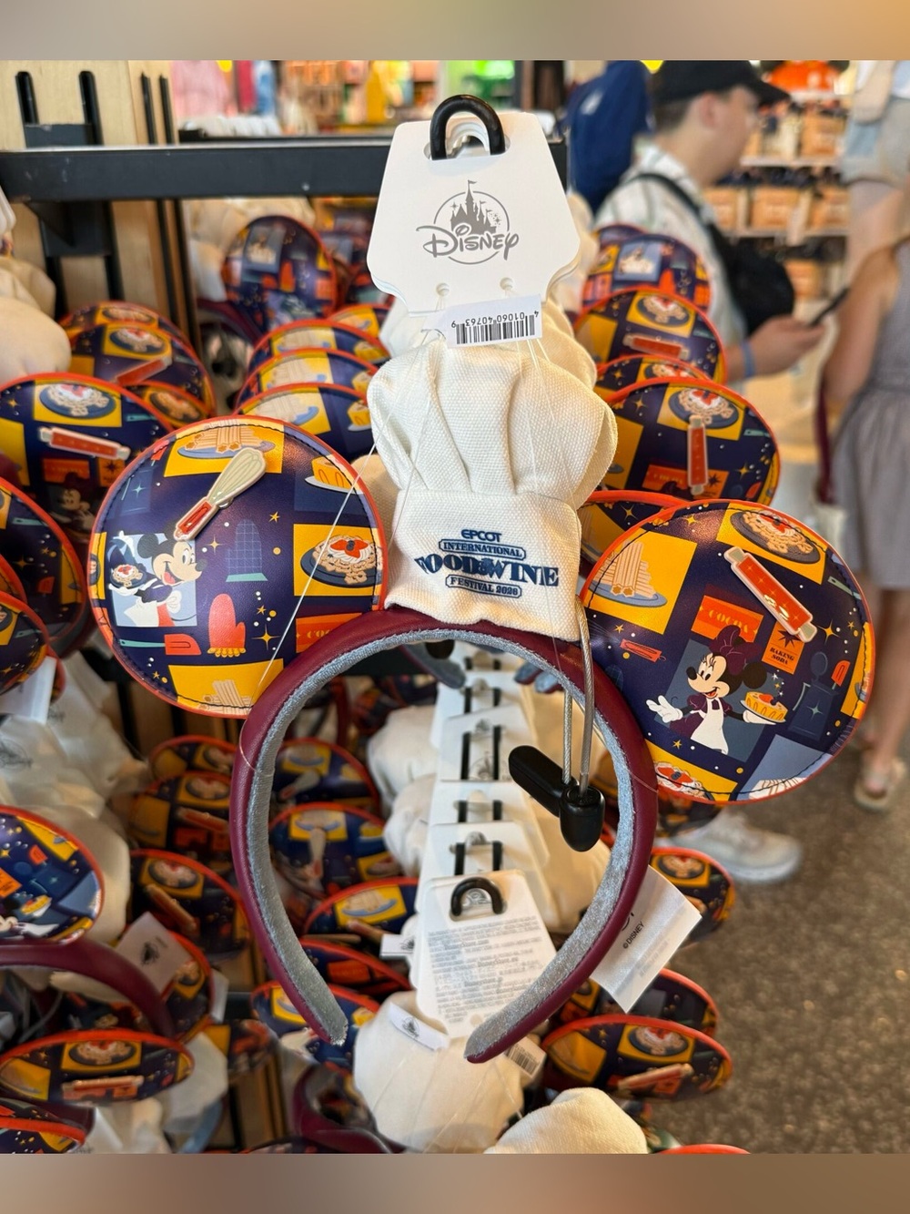 Disney Epcot International Food & Wine Festival Minnie Mouse Ears